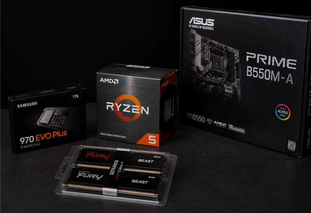 Componentes de hardware para optimización